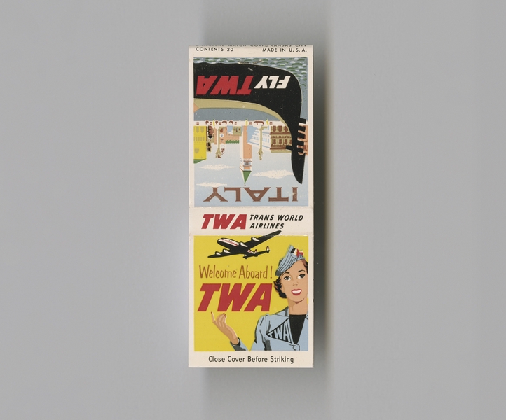 Image: matchbook set: TWA (Trans World Airlines)