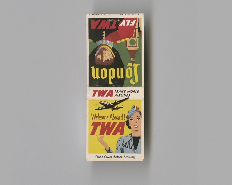 Image: matchbook set: TWA (Trans World Airlines)
