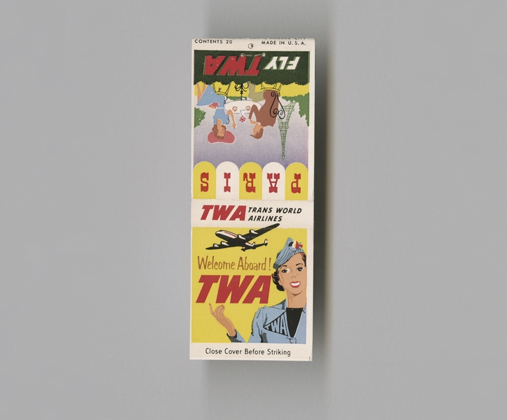 Image: matchbook set: TWA (Trans World Airlines)
