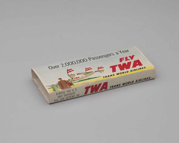 Image: matchbook set: TWA (Trans World Airlines)