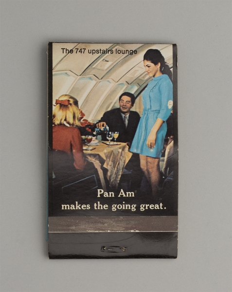 Image: matchbook: Pan American World Airways, Boeing 747