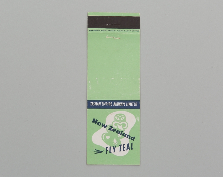 Image: matchbook cover: Tasman Empire Airways Limited (TEAL)