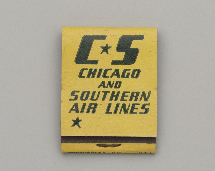 Image: matchbook: Chicago & Southern Air Lines (C&S)