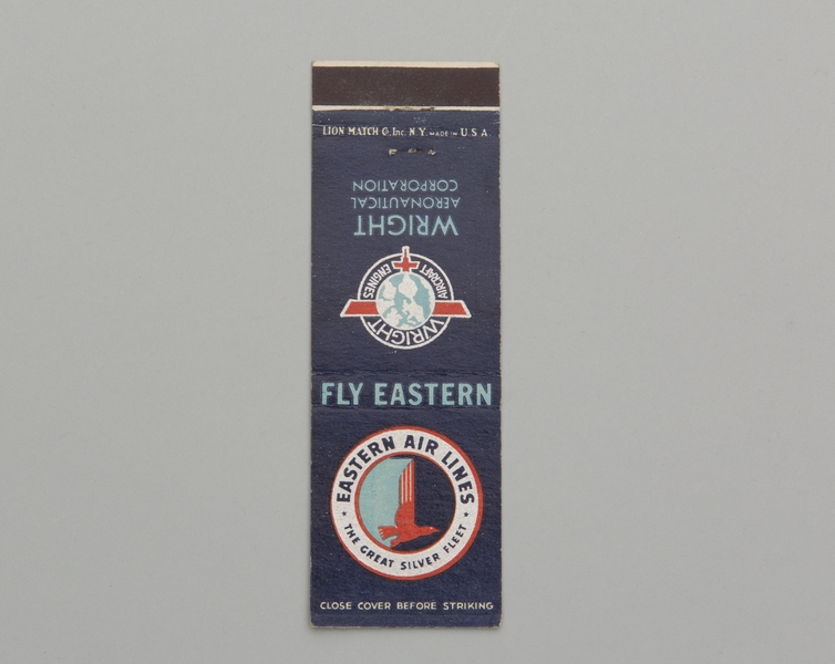 Image: matchbook cover: Eastern Air Lines