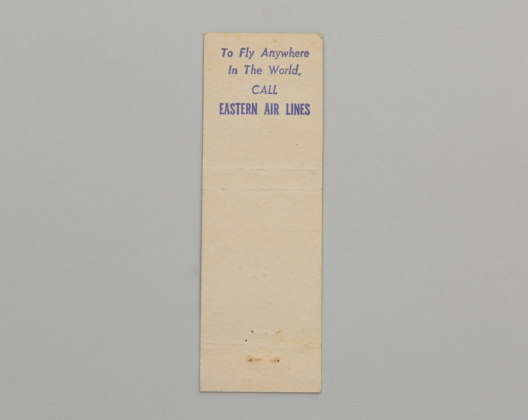 Image: matchbook cover: Eastern Air Lines