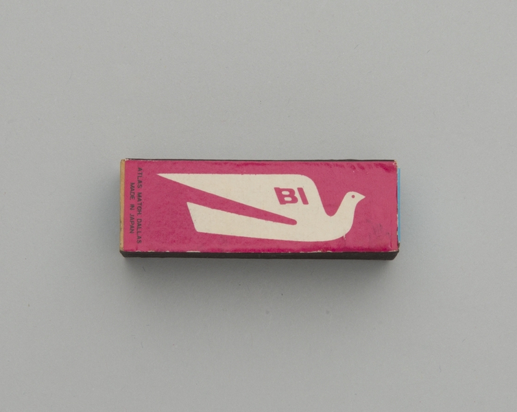 Image: matchbox: Braniff International