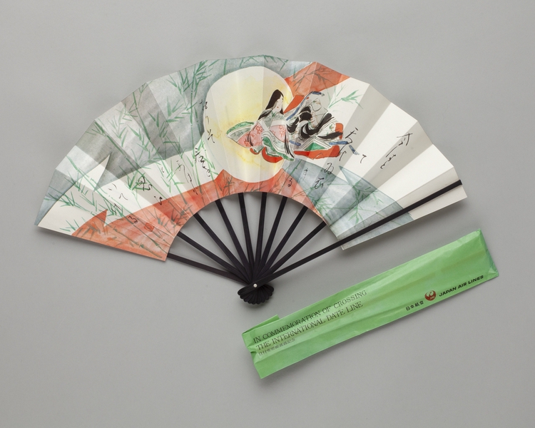 Image: folding fan: Japan Air Lines
