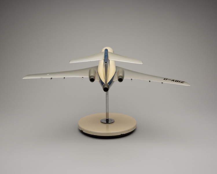 Image: model airplane: Lufthansa German Airlines, Boeing 727-100