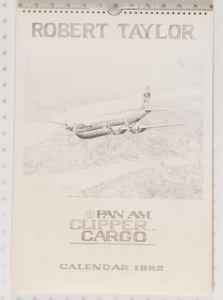 Image: wall calendar: Pan American World Airways