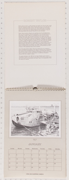 Image: wall calendar: Pan American World Airways