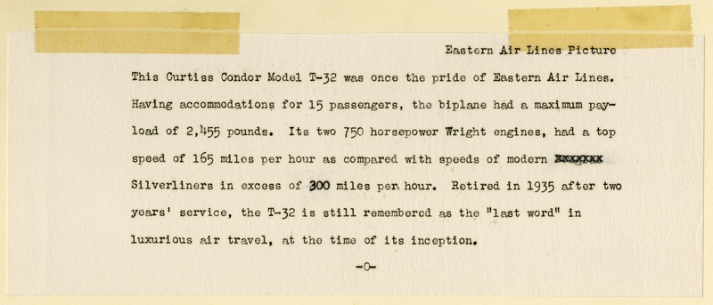 Image: photograph: Curtiss Model 53 Condor