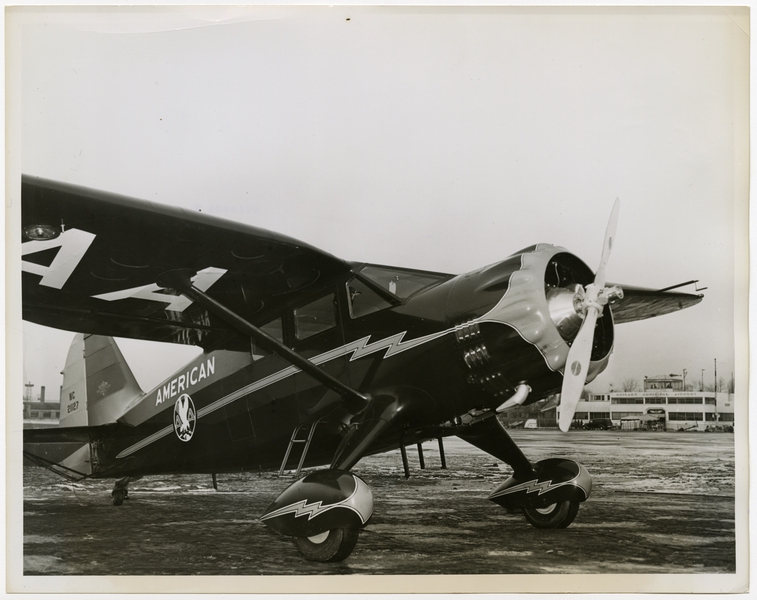 Image: photograph: American Airlines, Stinson Reliant