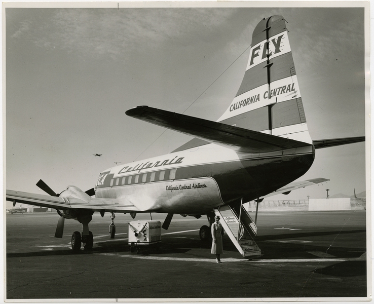Image: photograph: California Central Airlines, Martin 2-0-2