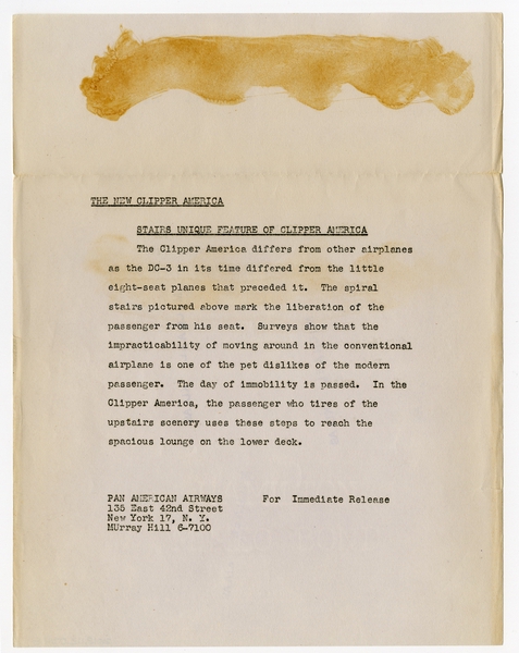 Image: photograph: Pan American World Airways, Boeing 377 Stratocruiser