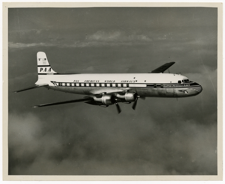Image: photograph: Pan American World Airways, Douglas DC-6B Clipper Priscilla Alden