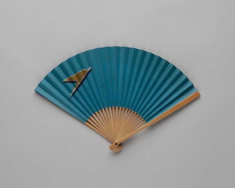 Image: folding fan: British Overseas Airways Corporation (BOAC)