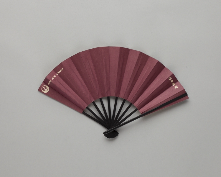 Image: folding fan: Japan Air Lines
