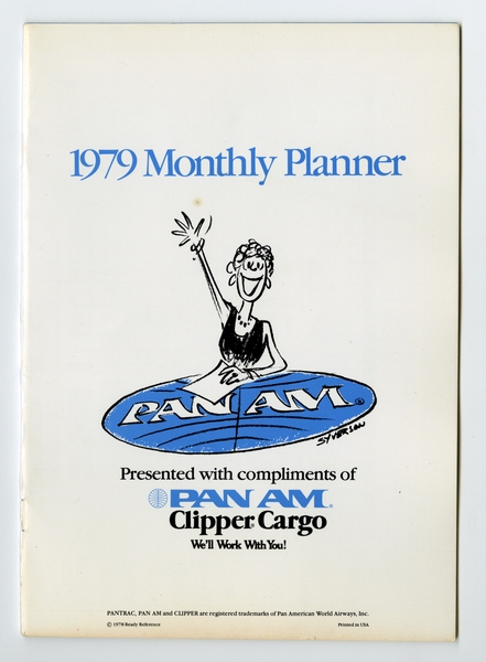 Image: monthly planner: Pan American World Airways