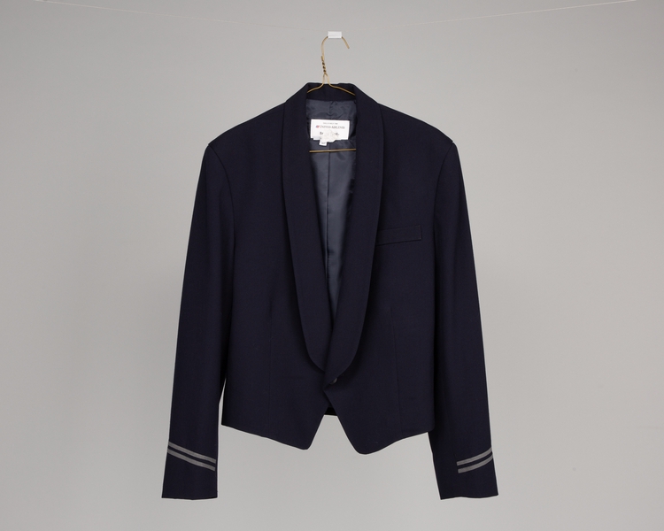 Image: flight attendant serving jacket (male): United Airlines