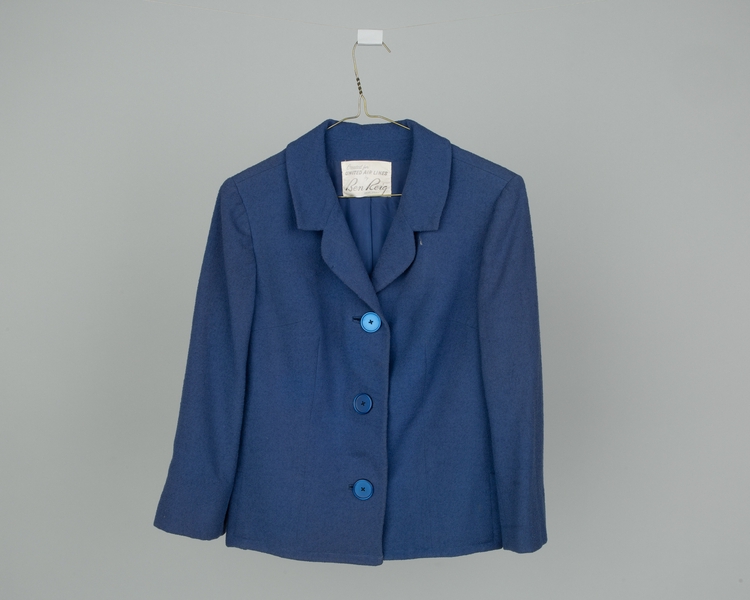 Image: stewardess jacket: United Air Lines, winter