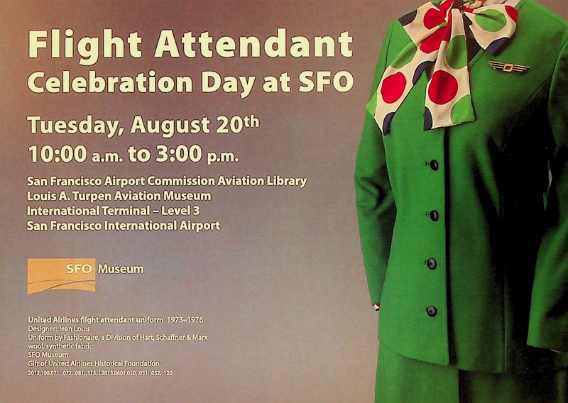 Image: event announcement: SFO Museum, Flight Attendant Celebration Day