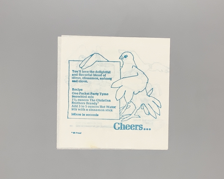 Image: cocktail napkin: United Air Lines