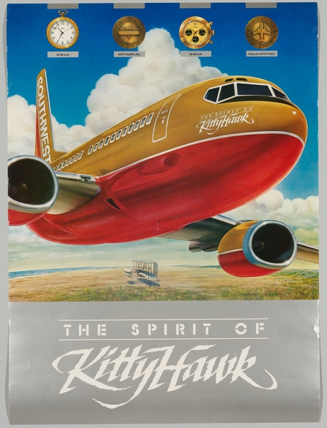 Image: poster: Southwest Airlines, Kittyhawk