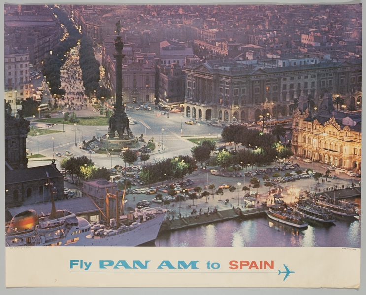 Image: poster: Pan American World Airways, Spain