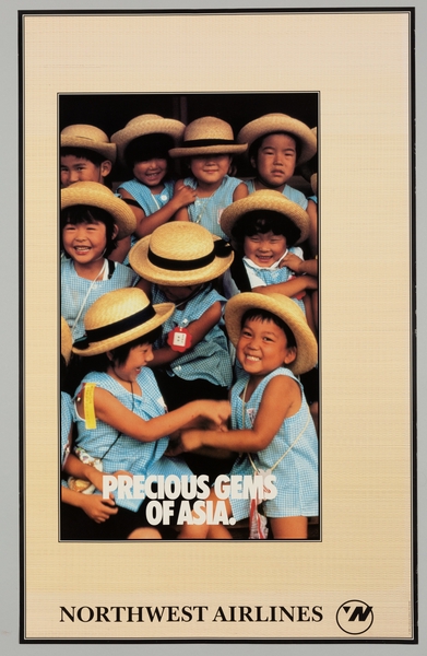 Image: poster: Northwest Airlines, Asia