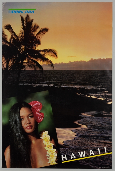 Image: poster: Pan American World Airways, Hawaii