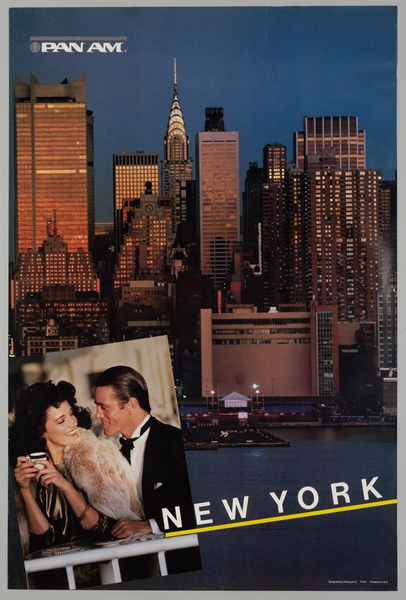 Image: poster: Pan American World Airways, New York