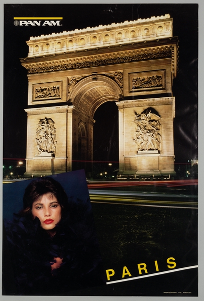 Image: poster: Pan American World Airways, Paris