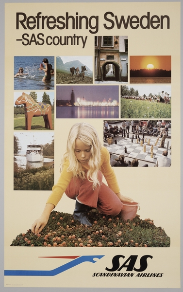 Image: poster: Scandinavian Airlines System (SAS), Sweden
